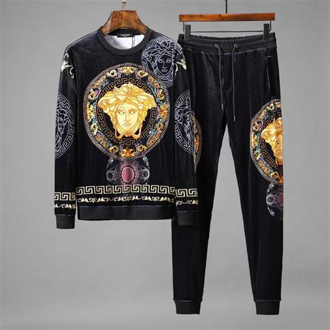 versace sweater men's sale|men's versace jogging suit.